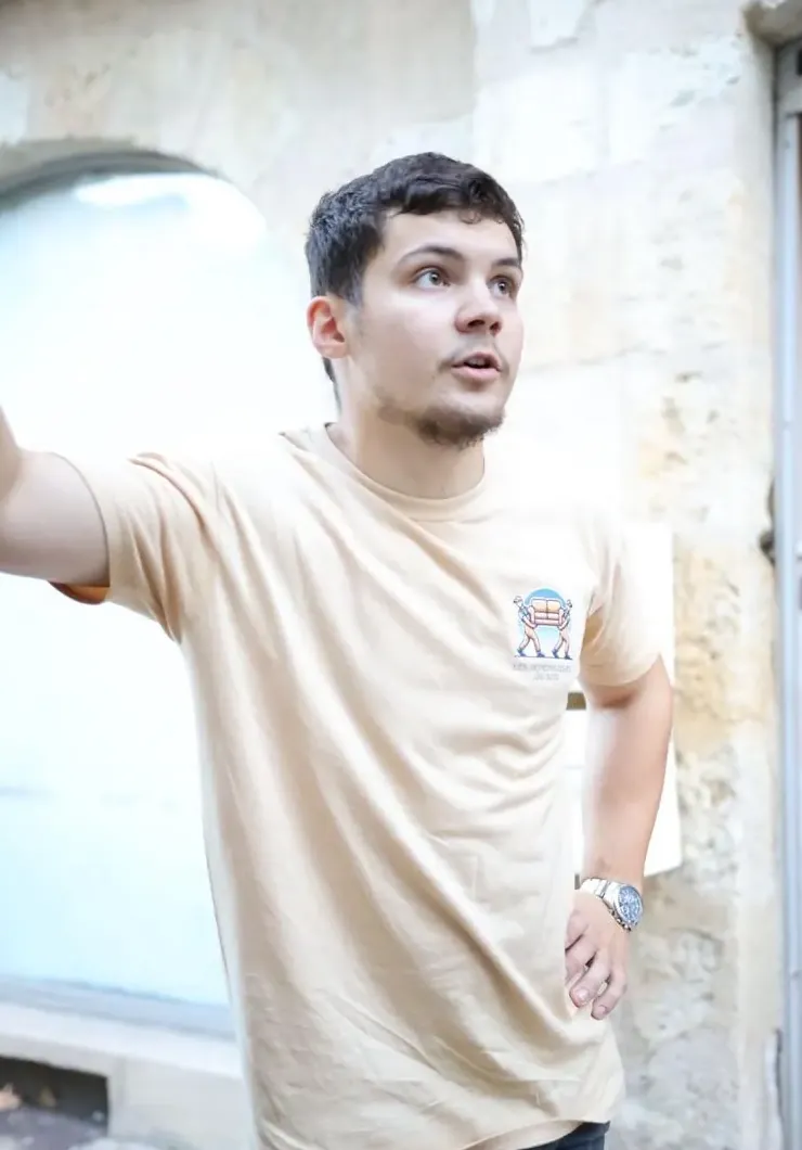 Noa Herrero, cofondateur des Déménageurs du Sud